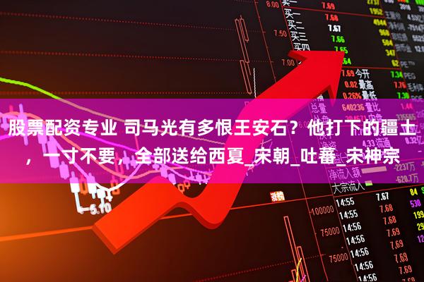 股票配资专业 司马光有多恨王安石？他打下的疆土，一寸不要，全部送给西夏_宋朝_吐蕃_宋神宗