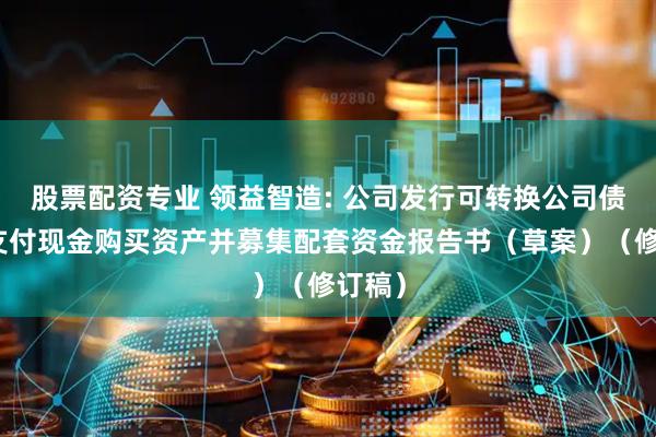 股票配资专业 领益智造: 公司发行可转换公司债券及支付现金购买资产并募集配套资金报告书(草案)(修订稿)